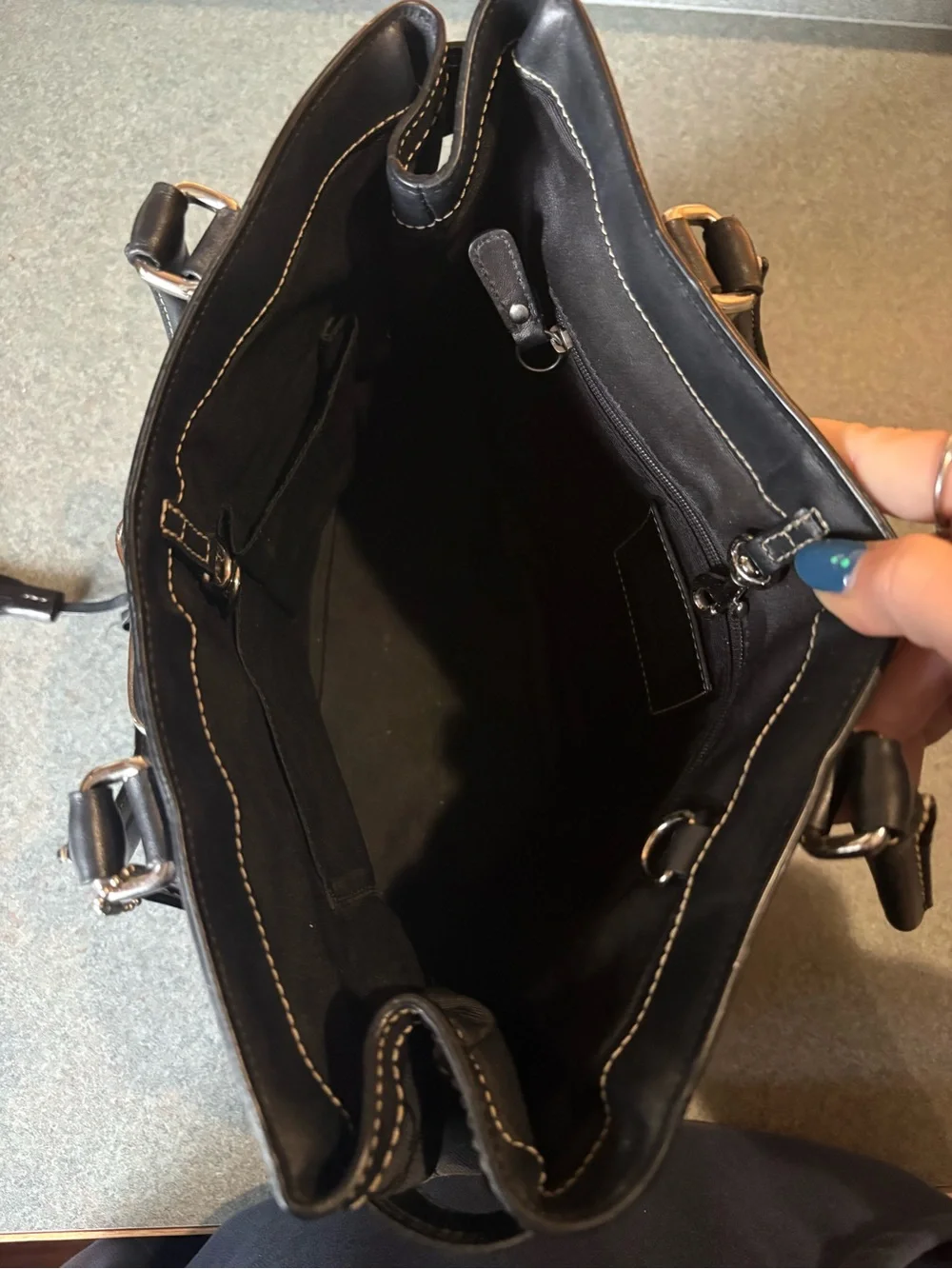 Coach tote featuring